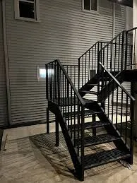 Stairs steel shed construction